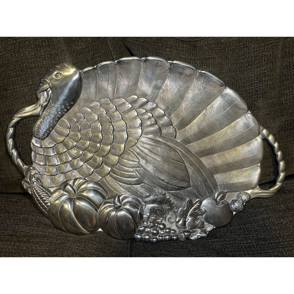 Large Gorham 1831 Metal Turkey Platter / Tray 24" X 16 1/2" Server New No Box